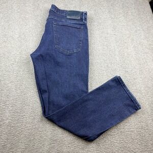 Bonobos Jeans Women's 35/30 Blue Slim Straight Leg Dark Wash Denim